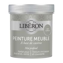 Peinture pour meuble, objet et porte, mat, Caséine, gris alpaga 0,5L - LIBERON